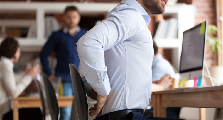 improve posture in desk based role