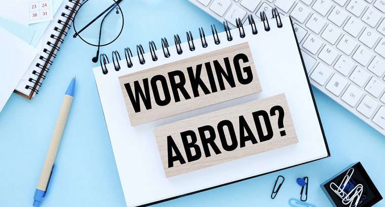 get a long term job abroad
