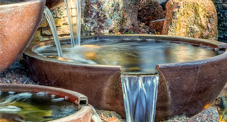 artistry of outdoor fountains